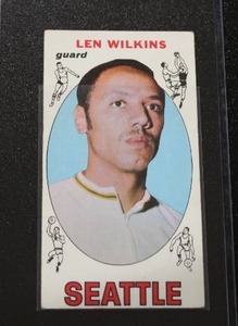 lot 101 image: 1969-70 Topps Len Wilkens #44