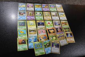 lot 121 image: Vintage WOTC Wizard of the Coast Japanese Pokemon Card Lot  33 Cards