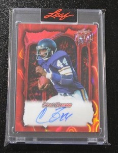 lot 125 image: 2025 Leaf Metal Chuck Foreman Autograph 1113  Only 13 Exist