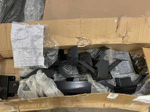 lot 6 image: Five-Step Pedal Support Assembly with Main Support - Black Metal Hardware Kit