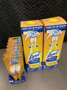 lot 23 image: LYSOL SMART Multi-Purpose Cleaner Twin Pack - 32 oz Bottles  Refills (Citrus Breeze)