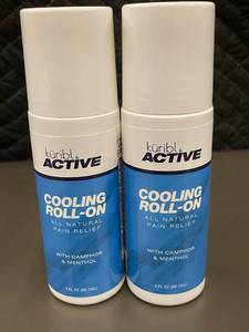 lot 41 image: Kribl Active Cooling Roll-On 2-Pack - Camphor & Menthol, All Natural Pain Relief