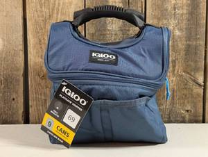 lot 69 image: Igloo Playmate Durable Gripper Insulated Lunch Box Blue
