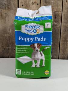 lot 93 image: Forever Pals Puppy Pads, 32 ct  (set of 3)