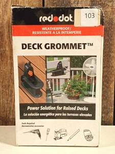 lot 103 image: Deck Grommet - Black