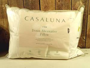 lot 116 image: StandardQueen Machine Washable Firm Down Alternative Pillow - Casaluna