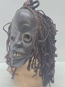 Old African Dan Deangle Mask wTeeth