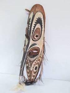 Wonderful Old Sepik River Ceremonial Bird Mask - Papua New Guinea