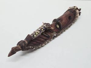 Old Vintage Sepik River Dance Mask wCowries - New Guinea