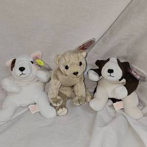 lot 5 image: Lot of 3 Beanie Babies-Ty-Various Themes as Pictured