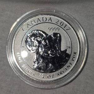 lot 111 image: 2017 34oz Silver Ram