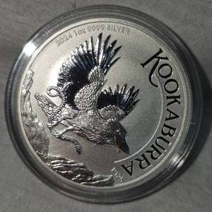 lot 115 image: 2024 1 oz Silver Kookaburra
