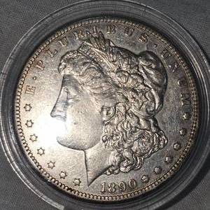lot 68 image: 1890 Carson City Morgan Silver Dollar