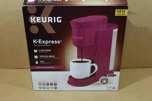 lot 1B image: Keurig K-Express Single Serve Coffee Maker - Island Berry