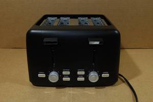 lot 26 image: 4 Slice Extra Wide Slot Toaster - Black