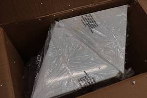 lot 36 image: Set of 2 Marble Top Accent Tables