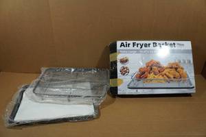 lot 124 image: Extra Large Air Fryer Basket for Oven - 18.6x12.8