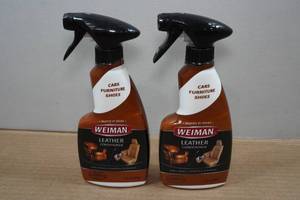 lot 209 image: 2 Weiman Leather Conditioner for Cars, Furniture & Shoes
