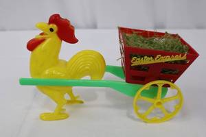 lot 44 image: 1950s Easter Express Chicken Cart