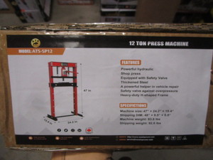 lot 94 image: ATS 12ton Shop Press