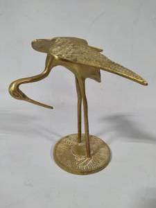 lot 8 image: Brass Crane