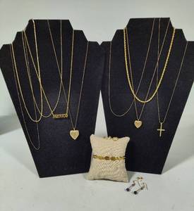 lot 15 image: 120 14K Gold Filled Jewelry