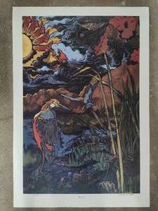 lot 78 image: Heron SignedNumbered by Minnesota Artist Barbara Dettler