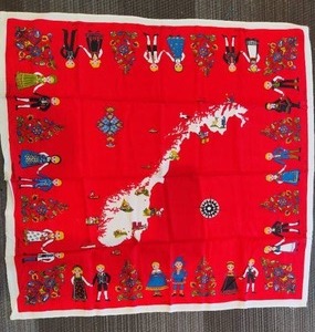 lot 100 image: Norwegian Table Covering