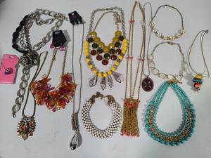 lot 60 image: Assorted Statement Necklaces