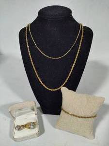 lot 111 image: 18K GPGF Jewelry