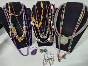 lot 116 image: Statement & Unique Costume Jewelry