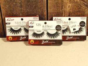 lot 125 image: KISS Mink Effect Bold Collection -style Haughty  (set of 3)