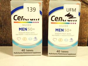 lot 139 image: Centrum Silver Multivitamin for Men 50 Plus, 40 ct  (set of 2)