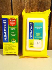lot 147 image: Preparation H Hemorrhoid Wipes & Cream