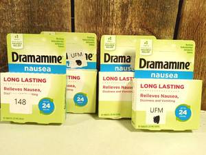 lot 148 image: Dramamine Nausea Relief - Long Lasting, 10 Count  (set of 4)