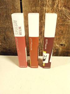 lot 150 image: Maybelline SuperStay Matte Ink Liquid Lipstick  (set of 3)