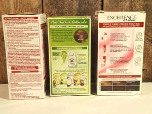 lot 38 image: Brown Hair Color (set of 3)