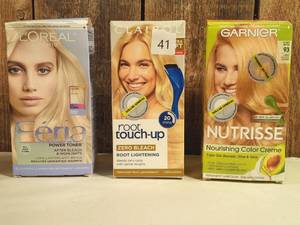 lot 41 image: Blonde Hair Color  (set of 3)