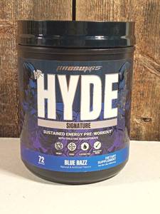 lot 48 image: Mr. Hyde - Signature Energy Pre-Workout W Creatine, Blue Razz, 72 Servings