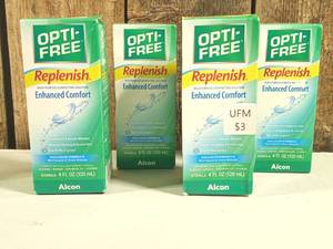 lot 2 image: Opti-Free Replenish Multi-Purpose Contact Solution  (set of 4)