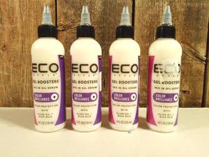 lot 22 image: Eco Style Color Brilliance Gel Boosters Mix in Oil Serum, 4 fl oz  (set of 4)