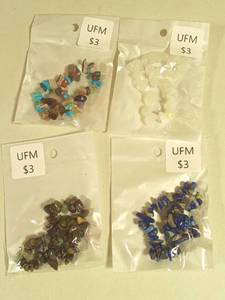 lot 97 image: Bracelets  - (greenbrown, blue, clear, multi color)
