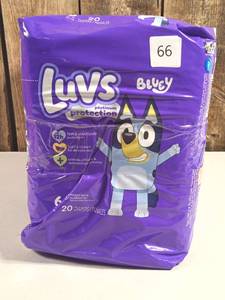 lot 66 image: Luvs, Diapers Platinum Protection Size 6, 20 Count  (set of 3)