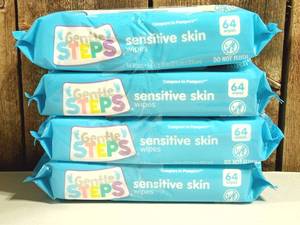 lot 52 image: Gentle Steps Wipes - Sensitive  (Set of 4)