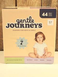 lot 58 image: Gentle Journeys Diapers For Boys & Girls size 7