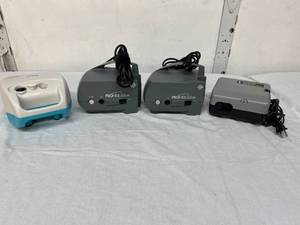 lot 58 image: Lot of 4 Mixed Brand Nebulizers ( Pari, Schuco, Drive) - Fine Mist Inhalation, Efficient Drug Delivery - Great Condition