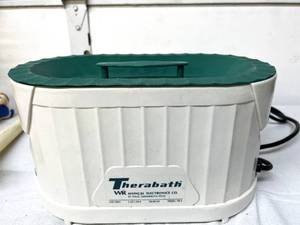 lot 73 image: WR Medical Electronics Co. Therabath Paraffin Bath - Designed for Heat Therapy, Pain and Stiffness Relief, Allows Deeper Immersion - Works Good