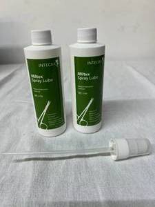 lot 81 image: Lot of 2 NEW Integra 3-700 Miltex Spray Lube Surgical Instrument Lubricants