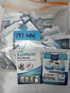 lot 88 image: Lot of NEW OraCoat XyliMelts Dry Mouth Stick-On Melts for Moisturizing&nbsp