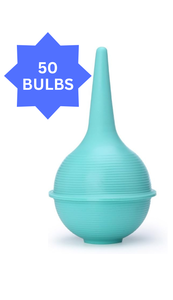 lot 22 image: 1 Case (50 count) NEW MediChoice EAR301 1 oz. Single-Use Sterile Ear &amp Ulcer Syringe - Green